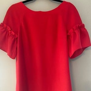Banana Republic Ruffle Sleeve Pink Dress Sz S-M